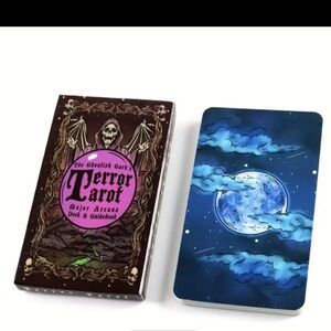 Terror Tarot Cards Major Arcana Deck with Guidebook